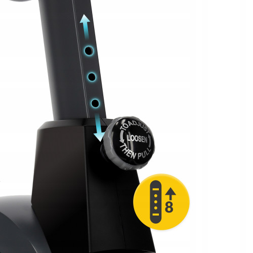 Велотренажер  4FIZJO Pro+ Black/Blue - фото №8